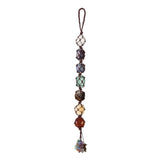 Handmade Crystal Window Car Hanging Ornaments Decoration Feng Shui Ornament Yoga Meditation Car Decoration Tumbled Palm （2pcs）