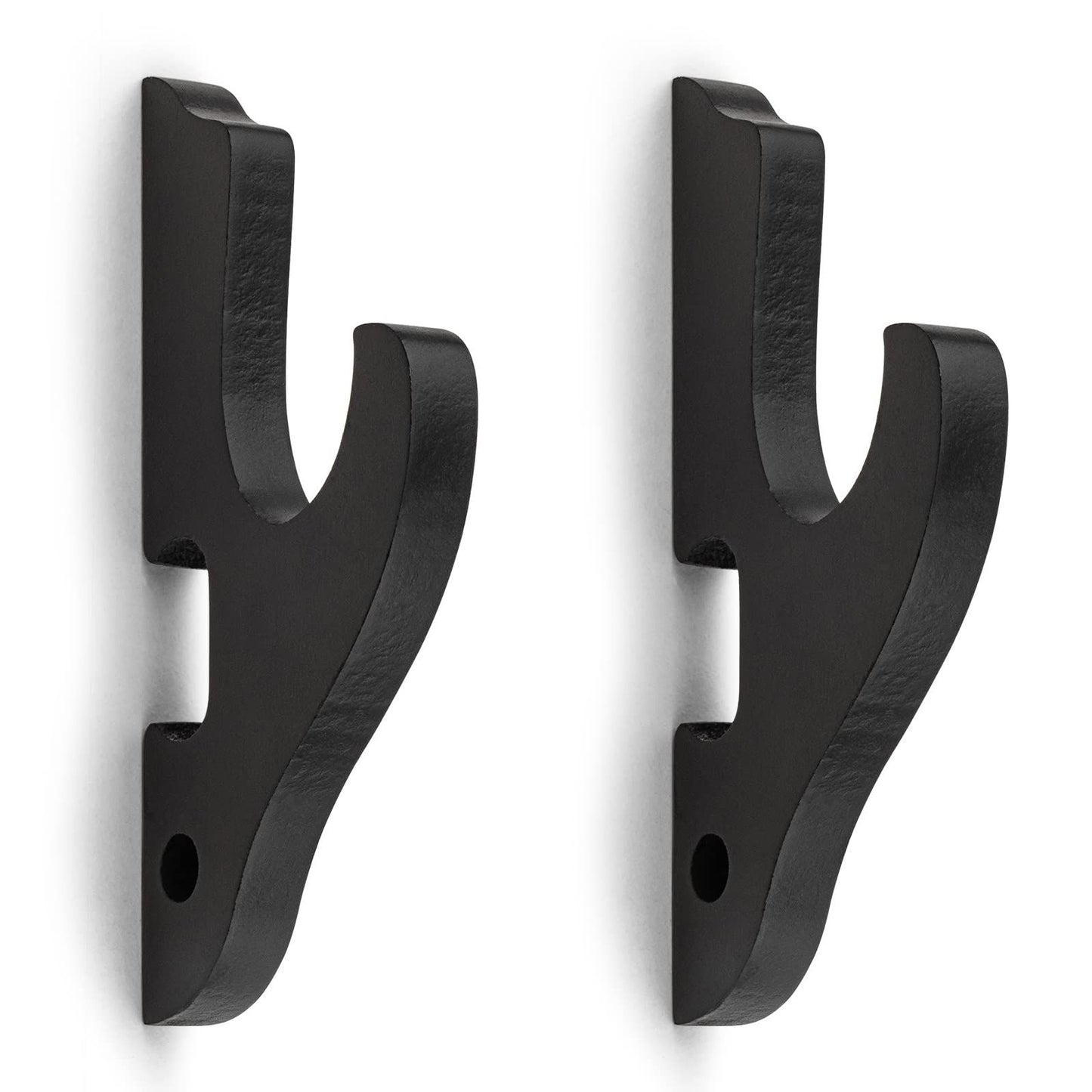 Sword Holder Wall Mount 1-Tier Hook Katana Holder Adjustable Display Hanger for Samurai Sword Tanto Rapier light saber (2pcs)