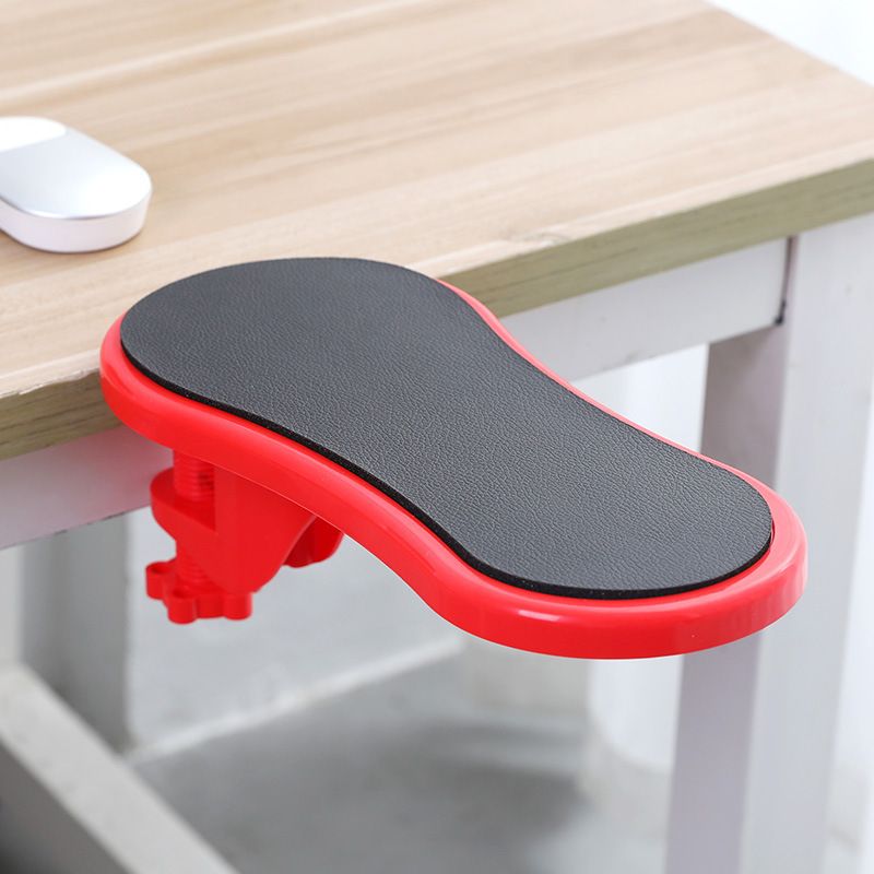 Computer Arm Rest for Desk, Adjustable Arm Rest Support for Computer Desk Ergonomic Arm Rest Extender Rotating Mouse Pad Holder