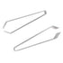 2 Pieces Fish Bone Tweezers, Stainless Steel Flat and Slant Tweezers Pliers Remover Tool 
Depotting Kit Slant Tip Tweezers Kitchen