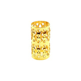 100pcs  Braiding , Silver Gold Hair Coil Meal Cuffs Tubes DIY Braid Rings for Girl Women Hair Braiding