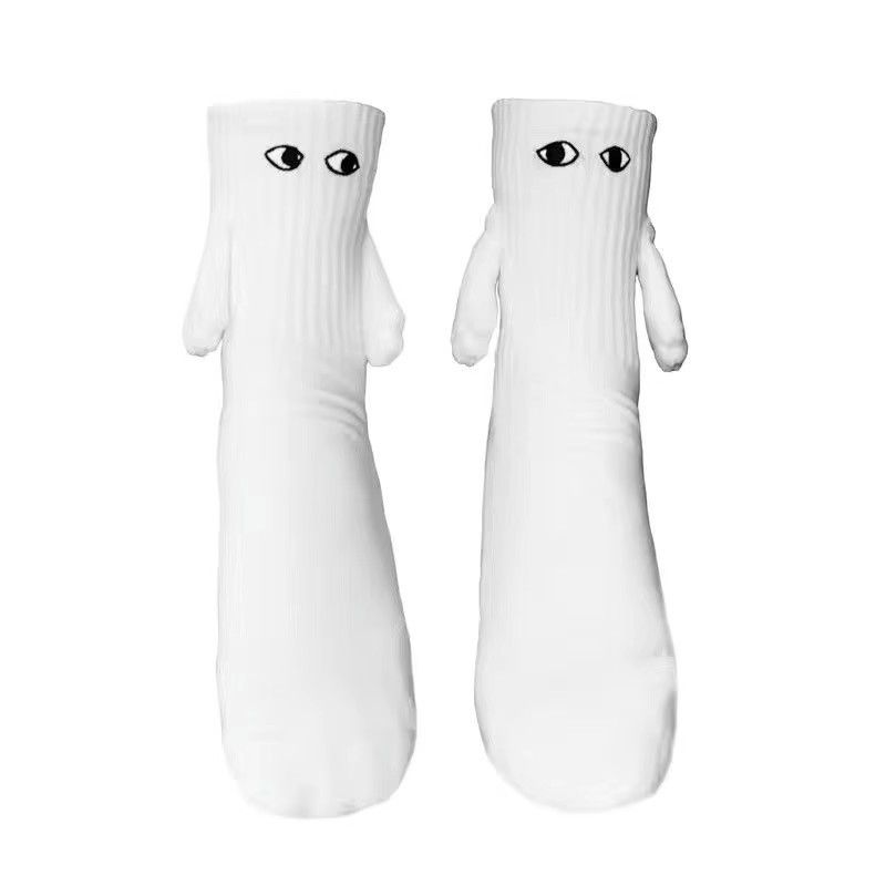 Hand in Hand Socks Friendship Socks Magnet, Magnetic Socks Hand Hold Friend Socks Magnet Holding Hand Couple Socks Big Eye