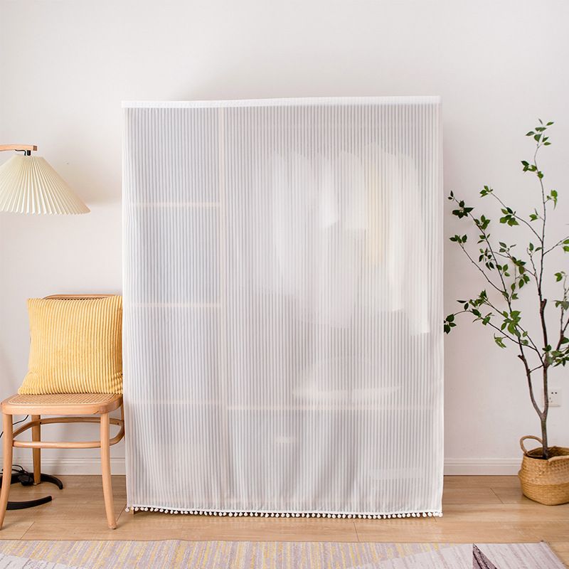 Short Curtains for Kitchen, Privacy Closet Curtain Dust-Proof Under Sink Curtains for Small Kitchen Storage Room