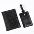 Leather ID Badge Card Holder Wallet with Card Slots,Blocking Pocket Lanyard Strap for Offices ID, School ID, Driver Licence（2pcs）