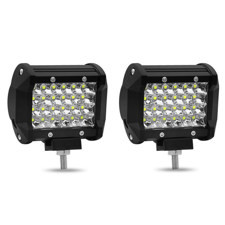 LED Pod Lights 4x4, Off Road Driving Lights for Truck SUV Boat with Waterproof Housing With Mounting Brackets (Set of 2)