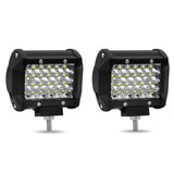 LED Pod Lights 4x4, Off Road Driving Lights for Truck SUV Boat with Waterproof Housing With Mounting Brackets (Set of 2)