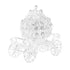 Rhinestone Trinket Box, Silver Pumpkin Carriage Trinket Box Princess Crystal Jewelry Box Display Holder Organizer for Accessories