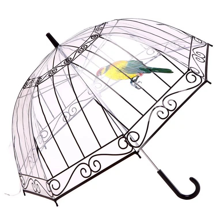 Clear Bubble Umbrella for Girls and Women,Clear Kids Umbrella Dome Shape, Auto Open Transparent Rain Girls