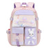 Girls Backpack Elementary School, Bunny Backpack for girls Cute Kids Laptop Bag Kindergarten Preschool Bookbag