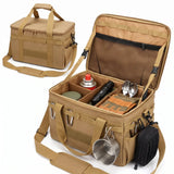 Multi-Functional Camping Gear Organizer, Multi-Compartment Foldable, Portable Miscellaneous Storage, Outdoor Picnic Essential