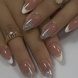 Press-On Nails For Weddings, Parties & Daily Wear – Glamorous, Easy To Apply Nail Extensions (Nude Pink)