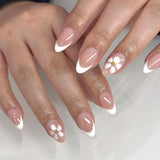 Elegant Almond Fake Nails, Perfect for Daily Wear, Parties & Special Occasions (light pink)