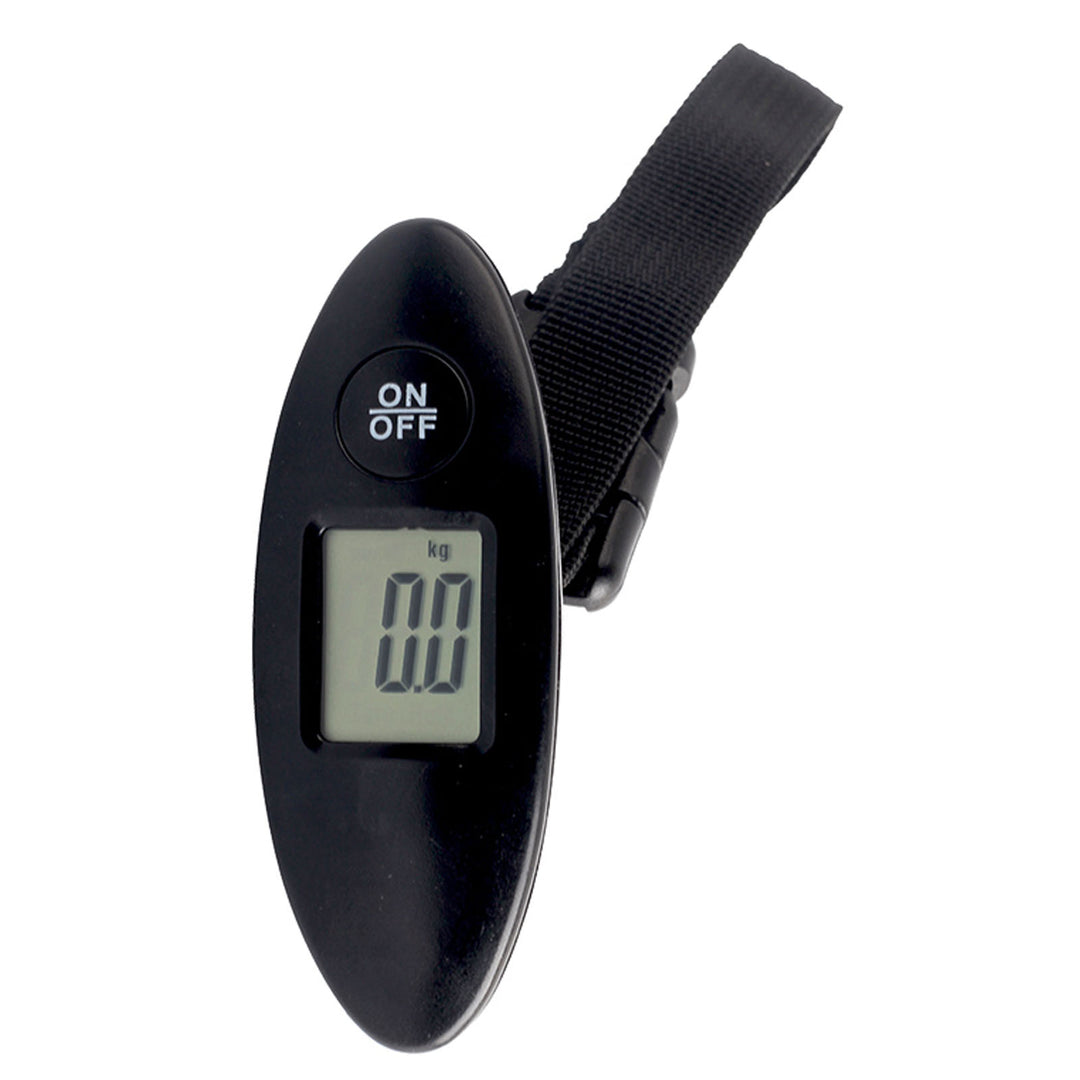 Portable Digital Luggage Scale Electronic Black Lightweight Travel Mass Weight