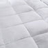 Royal Comfort 1000GSM Luxury Bamboo Fabric Gusset Mattress Pad Topper Cover - King - White