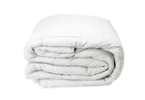 Duck Feather & Down Quilt 500GSM + Duck Feather and Down Pillows 2 Pack Combo - Queen - White