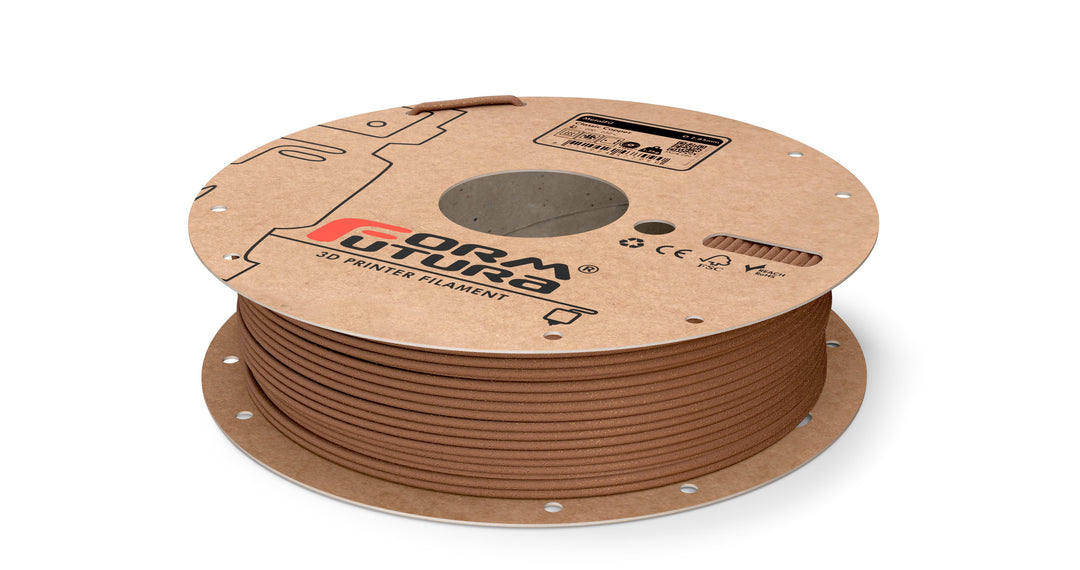 Copper-filled PLA based filament MetalFil - Classic Copper 2.85mm 1500 gram Natural Composite 3D Printer Filament
