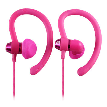 Moki 90Â° Sports Pink Earphones