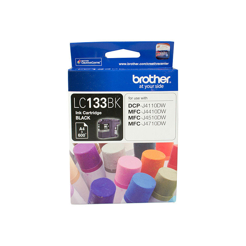 BROTHER LC-133BK Black Ink Cartridge - MFC-J6520DW/J6720DW/J6920DW and DCP-J4110DW/MFC-J4410DW/J4510DW/J4710DW and DCP-J