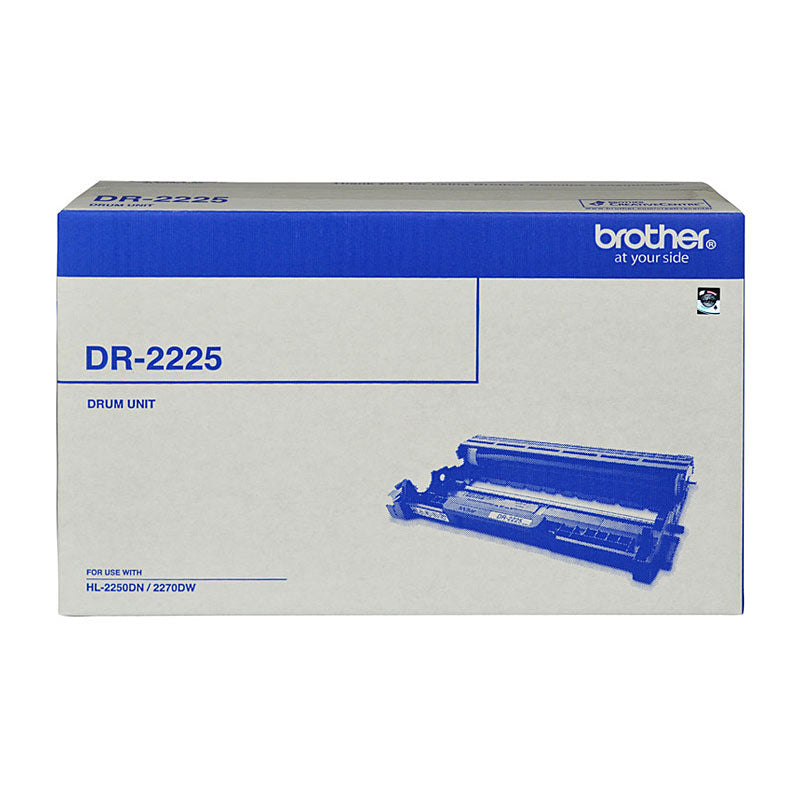 Brother DR-2225 Mono Laser Drum- HL-2130/2132/2240D/2242D/2250DN/2270DW, DCP-7055/7060D/7065DN, MFC-7360N/7362N/7460DN/7