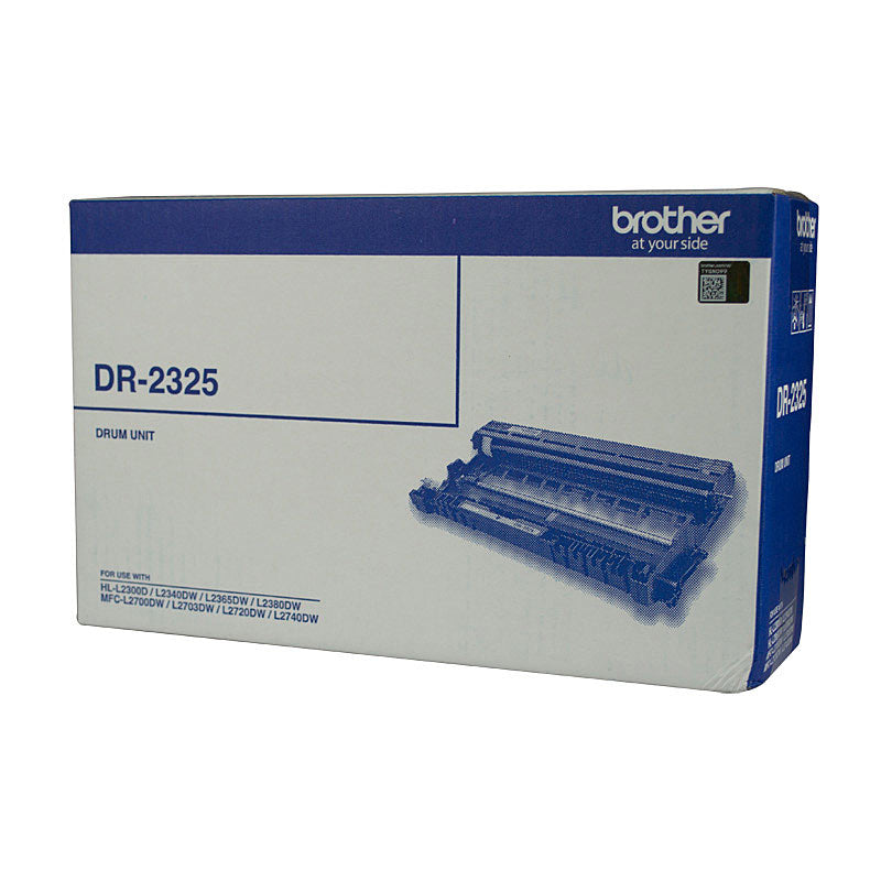 Brother DR-2325 Mono Laser Drum Unit - HL-L2300D, L2305W, L2340DW, L2365DW, 2380DW, MFC-L2700DW, 2703DW, 2720DW, 2740DW 