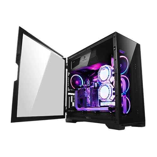 ANTEC P120 Crystal Tempered Glass ATX, E-ATX, Powerful Heat Dissipation, VGA Holder, Horizontal and Vertical Scalability
