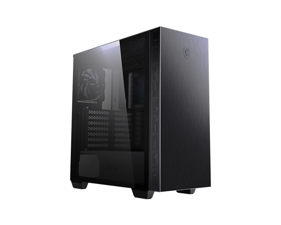 MSI MPG SEKIRA 100P Mid-Tower Case, Supports E-ATX / ATX / M-ATX / Mini ITX, 2x USB 3.2, 1x USB-C, 1x Audio, 1x Mic, ATX