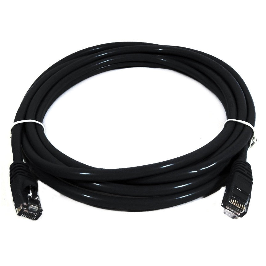 8WARE Cat6a UTP Ethernet Cable 25cm SnaglessÂ Black