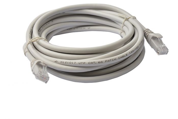 8WARE Cat6a UTP Ethernet Cable 20m SnaglessÂ Grey