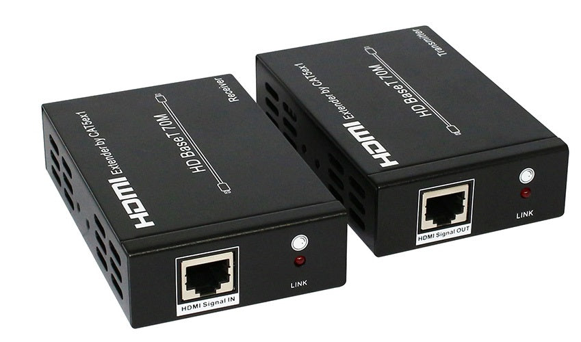 ASTROTEK HDMI Extender over RJ45 CAT5 CAT6 LAN Ethernet Network Converter Splitter for Foxtel Support 40m 4Kx 2K@30hz or
