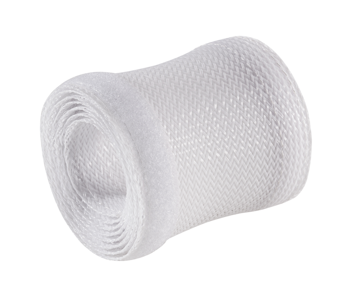 BRATECK Flexible Cable Wrap Sleeve with Hook and Loop Fastener 85mm/3.3' Width  Material Polyester Dimensions 1000x85mm 