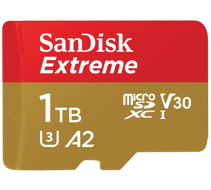 SANDISK 1TB Extreme microSD SDHC SQXAF V30 U3 C10 A1 UHS-1 160MB/s R 90MB/s W 4x6 SD Adaptor Android Smartphone Action C