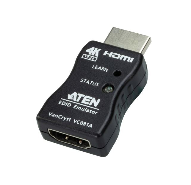 ATEN VC081A True 4K HDMI EDID Emulator Adapter, Superior video quality up to 3840 x 2160 @ 60Hz (4:4:4), LED indicators,