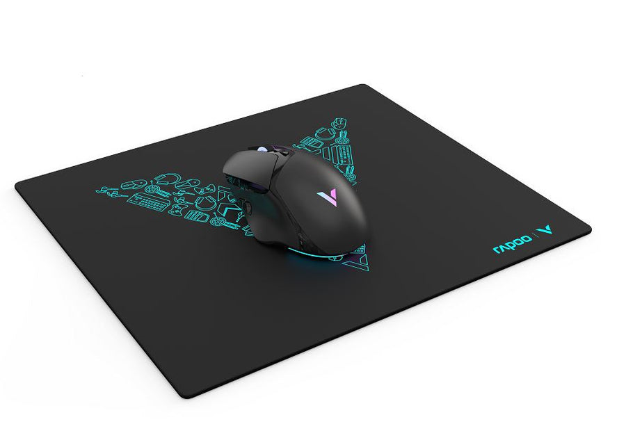RAPOO V1 Mouse Pad - Large Mouse Mat, Anti-Skid Bottom Design, Dirt-Resistant, Wear-Resistant, Scratch-Resistant, Suitab