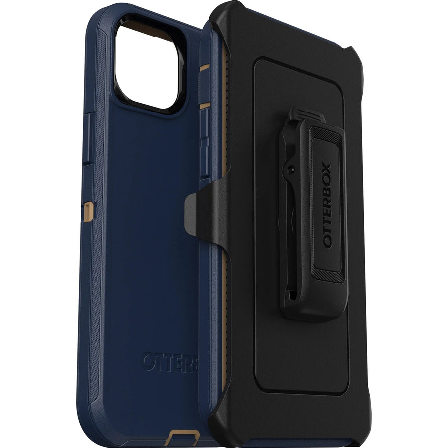 OTTERBOX Apple iPhone 14 Plus Defender Series Case - Blue Suede Shoes (77-88367), 4X Military Standard Drop Protection, 