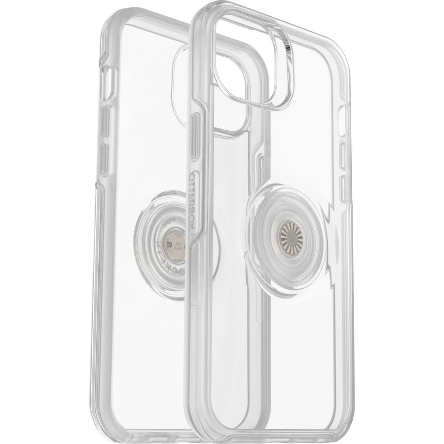 OTTERBOX Apple iPhone 14 Plus Otter + Pop Symmetry Series Clear Case - Clear Pop (77-88776), 3X Military Standard Drop P