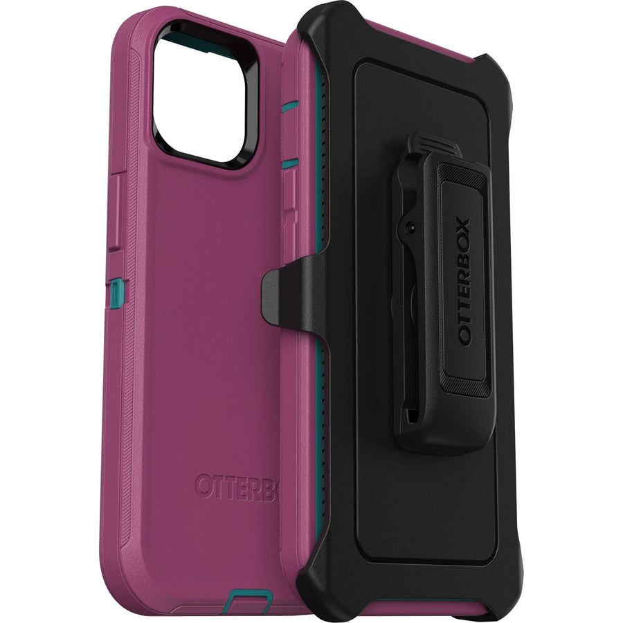OTTERBOX Apple iPhone 14 / iPhone 13 Defender Series Case - Canyon Sun (Pink) (77-89632), 4X Military Standard Drop Prot