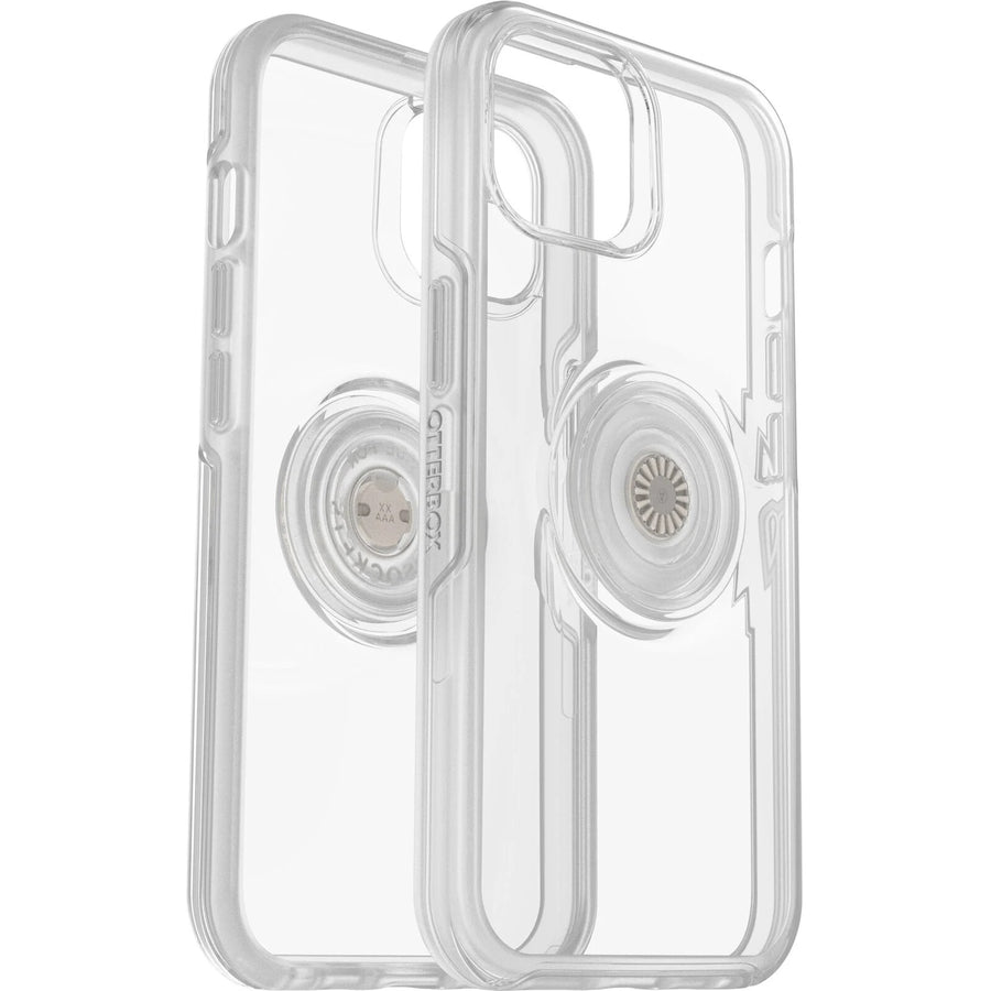 OTTERBOX Apple iPhone 14 / iPhone 13 Otter + Pop Symmetry Series Clear Case - Clear Pop (77-89701), 3X Military Standard