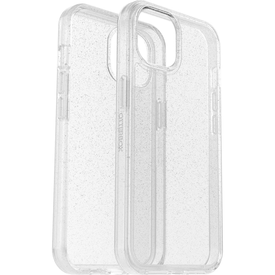 OTTERBOX Apple iPhone 14 / iPhone 13 Symmetry Series Clear Antimicrobial Case - Stardust (Clear Glitter) (77-88612), Ult
