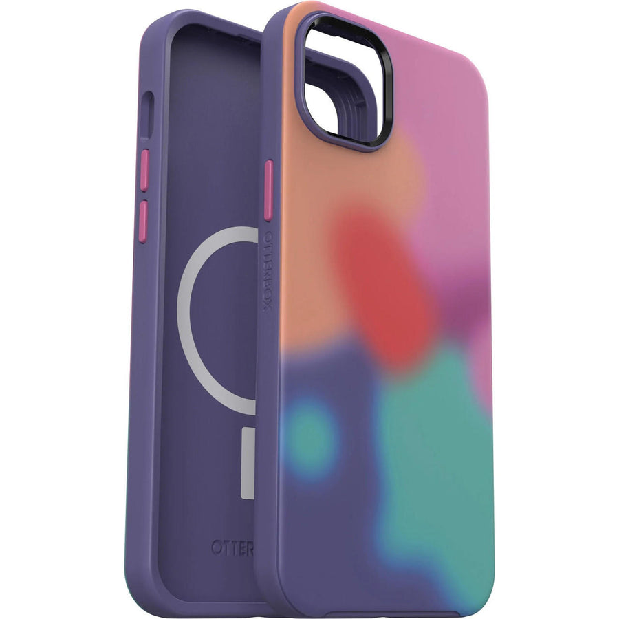 OTTERBOX Apple iPhone 14 Plus Symmetry Series+ Antimicrobial Case for MagSafe - Euphoria (77-88935), 3X Military Standar