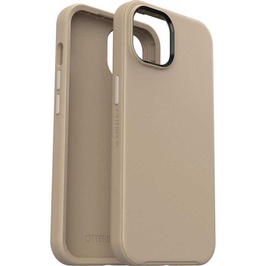 OTTERBOX Apple iPhone 14 / iPhone 13 Symmetry Series Antimicrobial Case - Don't Even Chai (Brown) (77-88491), 3X Militar
