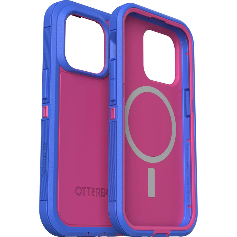 OTTERBOX Apple iPhone 14 Pro Defender Series XT Case with MagSafe - Blooming Lotus (Pink) (77-89123), 5x Military Standa