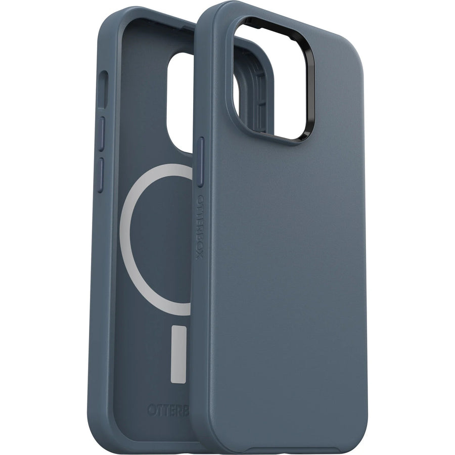 OTTERBOX Apple iPhone 14 Pro Symmetry Series+ Antimicrobial Case for MagSafe - Bluetiful (Blue) (77-89048), 3X Military 