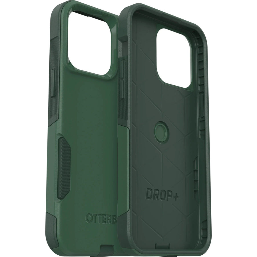 OTTERBOX Apple iPhone 14 Pro Max Commuter Series Antimicrobial Case - Trees Company (Green) (77-88457), 3X Military Stan