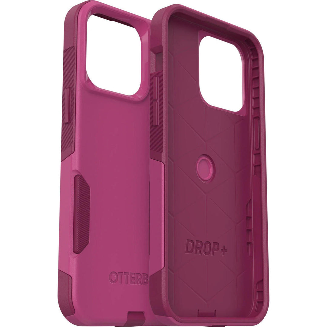 OTTERBOX Apple iPhone 14 Pro Max Commuter Series Antimicrobial Case - Into The Fuchsia (Pink) (77-88453), 3X Military St
