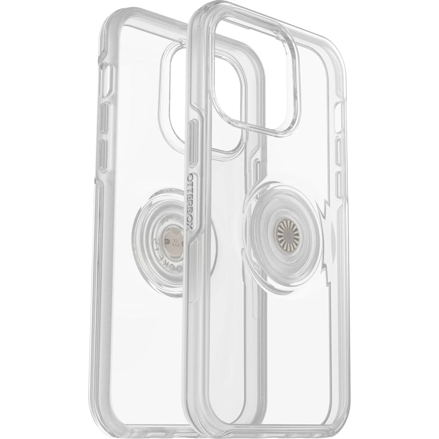 OTTERBOX Apple iPhone 14 Pro Max Otter + Pop Symmetry Series Clear Case - Clear Pop (77-88813), 3X Military Standard Dro