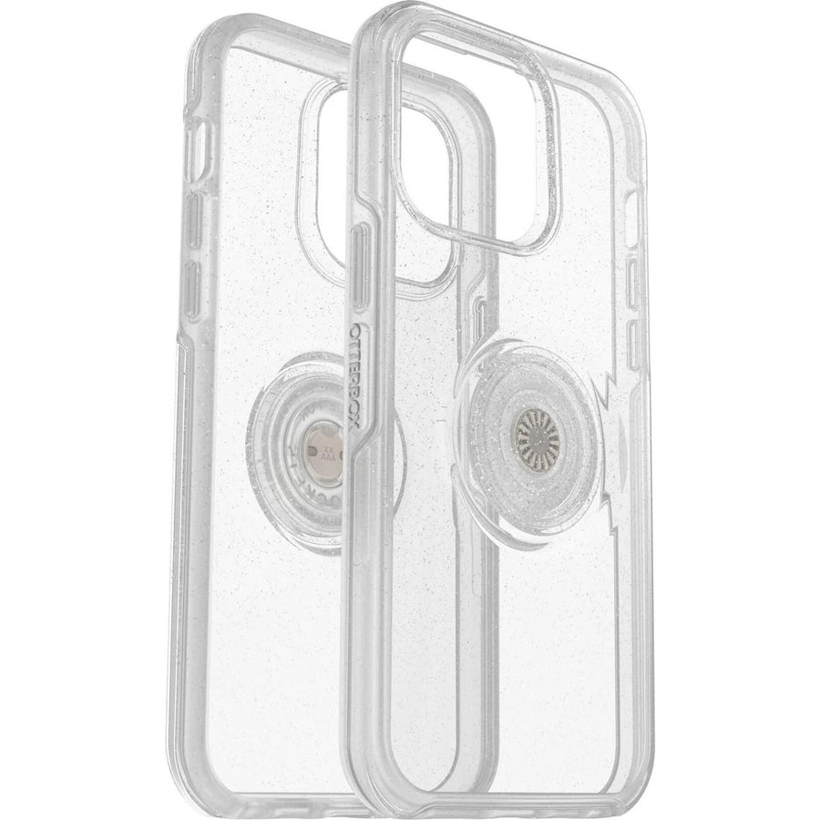 OTTERBOX Apple iPhone 14 Pro Max Otter + Pop Symmetry Series Clear Case - Stardust Pop (Clear Glitter) (77-88826),3X Mil