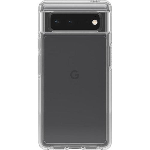 OTTERBOX Google Pixel 6 Symmetry Series Clear Antimicrobial Case - Clear (77-84034), Durable protection, Raised edges pr