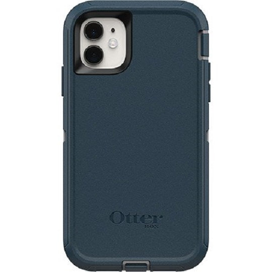 OTTERBOX Apple iPhone 11 Defender Series Screenless Edition Case - Blue (77-62459), Drop Protection, Multi-layer Protect