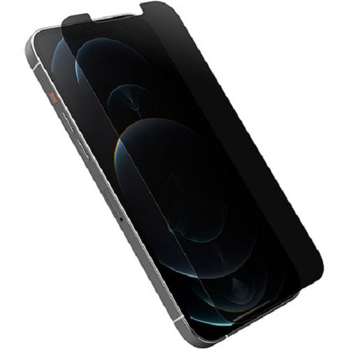 OTTERBOX Alpha Glass Privacy Screen Protector For Apple iPhone 12 Pro Max - Two-way vertical privacy coverage, 100% case