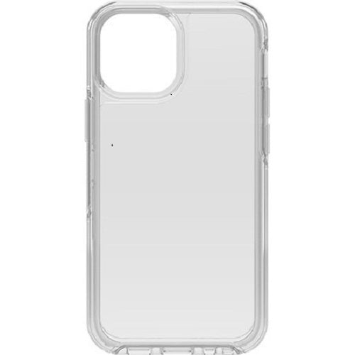 OTTERBOX Apple iPhone 13 mini Symmetry Series Clear Antimicrobial Case - Clear (77-83717), Wireless charging compatible,